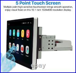 10'' 1DIN Android 9.1 Car Stereo Radio GPS MP5 Wifi FM MP5 With Removable Screen