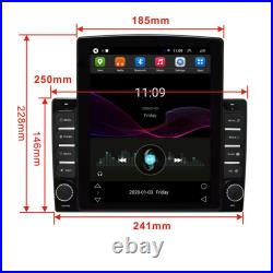 10.1In Android 8.1 1Din Car Stereo Radio Sat Nav GPS WIFI MP5 Player&Rear Camera