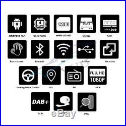 10.1 2Din Android 9.1 Quad-core 2+32G Car Stereo GPS Wifi BT DAB 3G 4G DVR DAB