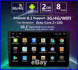 10.1 HD 1080P Single Din 2GB RAM 32GB ROM Android 8.1 Car GPS Wifi 3G 4G BT OBD