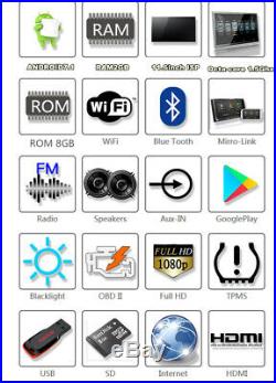 11.6 HD Android 7.1 Octa-Core 1.5GHz Car Headrest Monitor 3G/4G HDMI TPMS FM BT