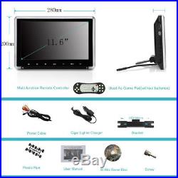 11.6 Touch Button Auto Car Headrest Monitor DVD Game Player with Remote Control