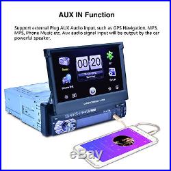 12V 7 HD 1-Din Car Truck Bluetooth MP5 Player Radio AUX & Reversing Camera Kit