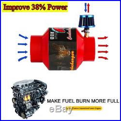 12V Car Axial Flow Electric Turbo SuperCharger Turbocharger Air Filter Intake
