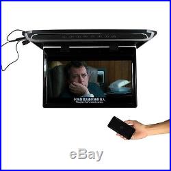 12.1'' HD Monitor Car Roof Mounted Flip Down MP4 MP5 Player DVD System SD Input