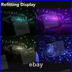 16W TWINKLE RGBW Fiber Optic Star Meteor Ceiling Kit LED Light 500pcs Fibers APP
