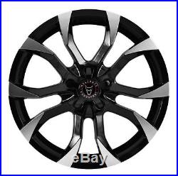 16 Wolfrace Assassin Black Polished Alloy Wheels Only Brand New 4x100 Rims