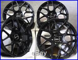 18 Black Cr1 Alloy Wheels Fits Renault Laguna Megane Mk3 Subaru Sti Only