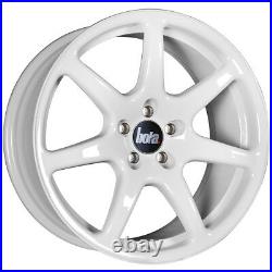 18 Bola B7 Alloy Wheels To Fit Toyota Lexus Nissan Suzuki 5x114.3 8.5j White