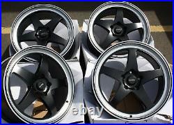 18 Bp Dare F7 Alloy Wheels Fits Mitsubishi Renault Megane 5x114 Models