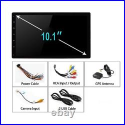 1Din 10.1in Android 9.1 Car Stereo Radio GPS Navigation FM WIFI Bluetooth Player