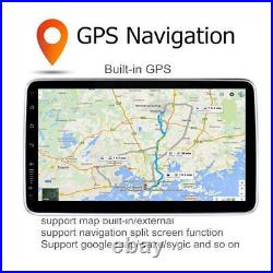 1Din 10.1in Car Stereo Sat Nav GPS Mirror Link Bluetooth Radio Wifi MP5 Player