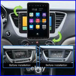 1Din 10.1in Car Stereo Sat Nav GPS Mirror Link Bluetooth Radio Wifi MP5 Player