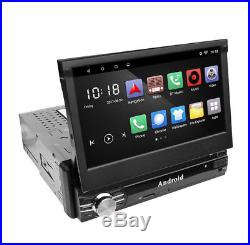 1 Din 7'' Car Stereo GPS NAV Radio HD Video Android 6.0 In Dash Bluetooth WIFI