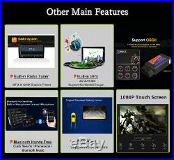 1 Din 9 Car Radio Stereo Sat Nav GPS MP5 Player Android 8.1 Quad-core Head Unit