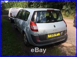 2004 RENAULT GRAND SCENIC DYNAMIQUE DCI 7 SEATS SILVER 6 speed spares or repairs