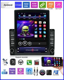 2DIN 9.7in Android 9.1 Car Radio Stereo MP5 Player GPS Sat Nav FM WIFI BT+Camera