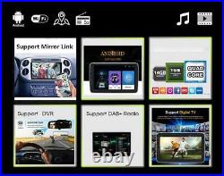 2Din Car Stereo Radio 10.1'' Android 9.1 GPS BT MP5 Player WiFi FM+Rear Camera