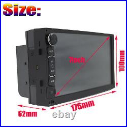 2Din Car Stereo Touch Screen MP5 Radio Mirror Link For GPS With Parking Camera
