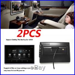 2 Pcs 10.1 HD Car Headrest Monitor 1080P 1.5GB+8GB Quad-Core HDMI Wifi BT OBD