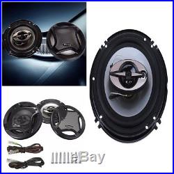 2pcs 12V 90dB Car Subwoofer Max 4-Way Coaxial Component Speaker Audio Pure Sound