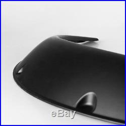 2pcs Flexible Durable Black 80cm Car Auto Sedan Body Wheel Eyebrow Fender Flares