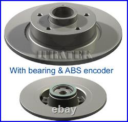 2x Brake Discs Pair Solid fits RENAULT GRAND SCENIC Mk3 1.2 Rear 2012 on 274mm