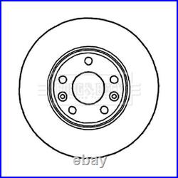 2x Brake Discs Pair Vented For Renault Grand Scenic MK3 1.6 dCi Front 402060002R