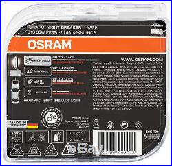 2x D1S Osram Night Breaker Laser headlight Xenon Xenarc Bulbs 66140XNL-HCB Car