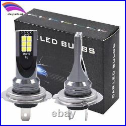 2x H7 LED Headlights Kit High Low Beam Bulbs 6000K Bright VS Xenon HID UK White