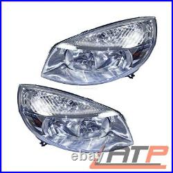 2x Headlamp Headlight H7/h1 Front Left+right For Renault Scenic Mk 2 03-06
