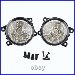 2x LED Front Fog Light Bumper DRL Lamp For Ford Focus ST 2006+ Vauxhall Astra