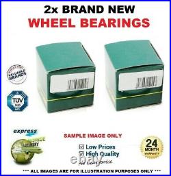 2x Rear Axle WHEEL BEARINGS for RENAULT GRAND SCENIC 1.9 dCi 2004-on