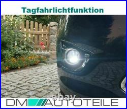 2x VOLL LED Tagfahrlicht + Nebelscheinwerfer Klarglas Chrom +R87 diverse MODELLE