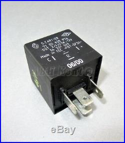 464-Renault 4-Pin Black Flasher Relay 7700638976 G. Cartier 54201045 2/4x21W-12V