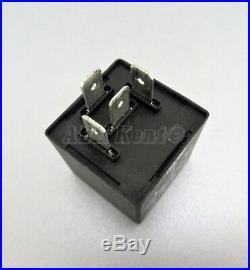 464-Renault 4-Pin Black Flasher Relay 7700638976 G. Cartier 54201045 2/4x21W-12V