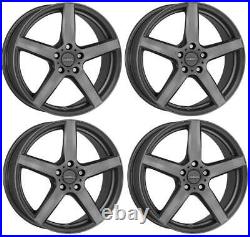 4 Dezent TY graphite wheels 7.5Jx18 5x114,3 for Renault Fluence Grand Scenic Kol