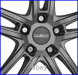 4 Dezent TZ graphite wheels 6.5Jx16 4x100 for Renault Captur Clio Grand Modus Gr
