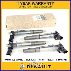 4x Genuine OE Renault Fuel Injectors 2.0 DCI CTDI M9R 0445115007