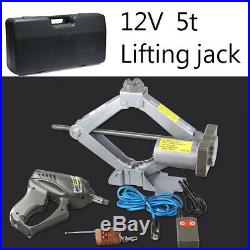 5 Ton Automotive Electric Car Jack Lift Stand Van Garage Lifter Remote Hoist 12V