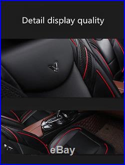 6D Full Surrounded Seat Cover Cushion Protector Seat Mat Front & Rear For Car