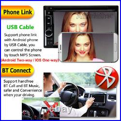 6.2'' Car Double Din In Dash DVD CD Player Radio Stereo Mirror-GPS + Rear Camera