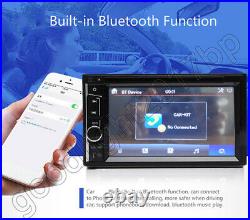 6.2'' Car Double Din In Dash DVD CD Player Radio Stereo Mirror-Link-GPS SAT NAV