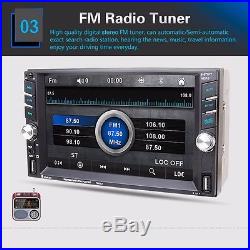 6.6'' Touch Screen Car MP5 Media Player 2 Din Bluetooth Radio Stereo+Rear Camera