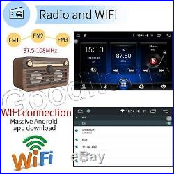 7 Android Car GPS Stereo MP5 Player Sat Nav WIFI USB Radio Free Back up Camera