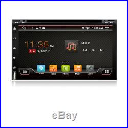 7 HD 2Din Quad-Core Android 7.1 Car GPS Wifi DVD Bluetooth MP5 Player 3G/4G DAB