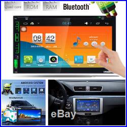 7'' HD Touch Screen Android 6.0 Quad Core Car Wifi GPS DVD Player Bluetooth OBD