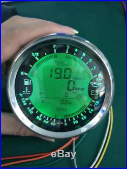 85mm Digital Auto Car GPS Speedometer Gauge Tachometer Odometer Multi-function