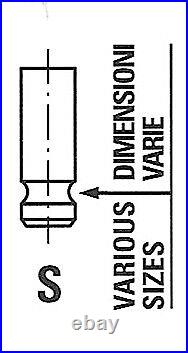 8x FRECCIA 6139/R Exhaust valve OE REPLACEMENT