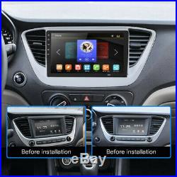 9 1Din Android 8.1 Car GPS Sat Navigator MP5 Player Stereo Radio + Rear Camera